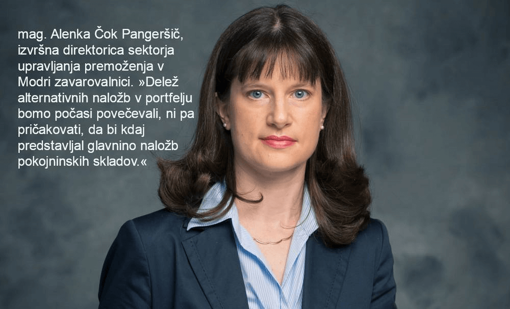 Alenka Čok Pangeršič, Sektor upravljanja premoženja v Modri